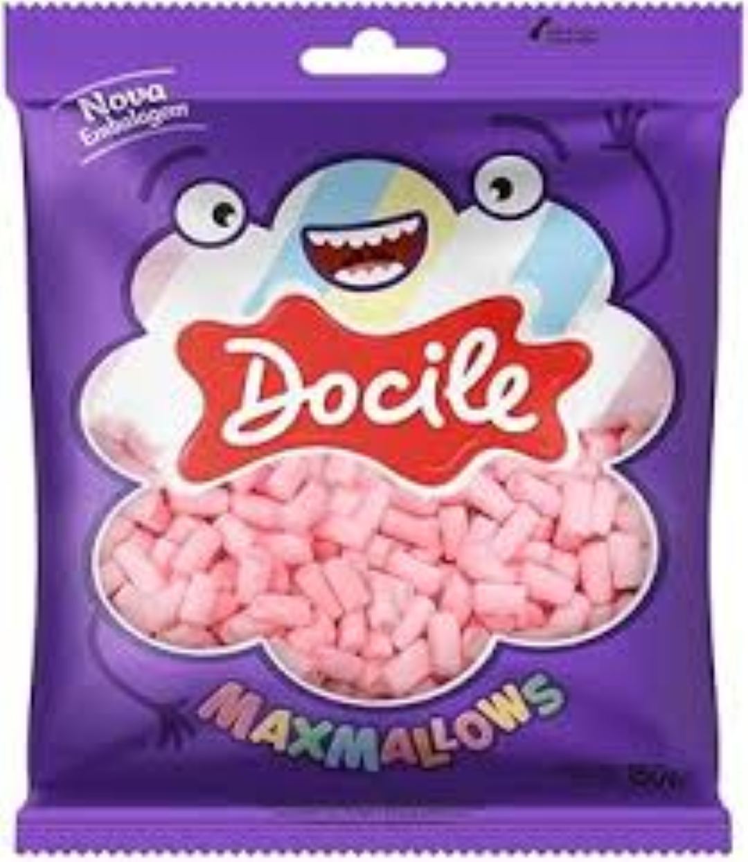 DOCILE MINI MAXMALLOWS PINNK TUBE VANILLA 150G